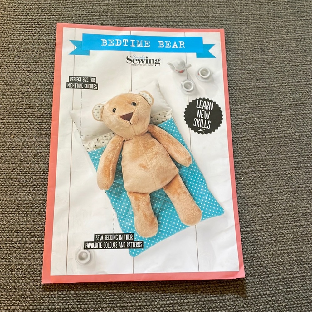 Bundle of four stuffed animal patterns and pillow pattern